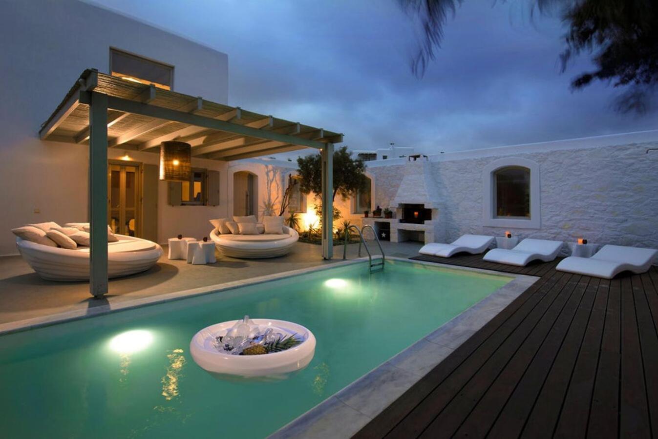 Villa Dafni 4Bed With Pool In Kalafatis Spilia Mykonos Town Экстерьер фото