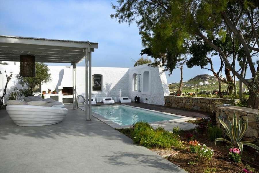 Villa Dafni 4Bed With Pool In Kalafatis Spilia Mykonos Town Экстерьер фото