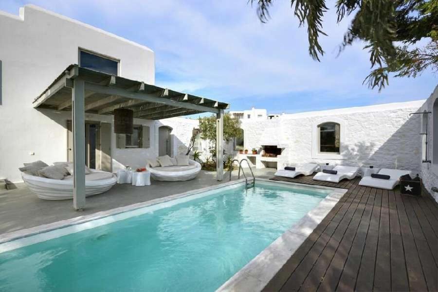 Villa Dafni 4Bed With Pool In Kalafatis Spilia Mykonos Town Экстерьер фото